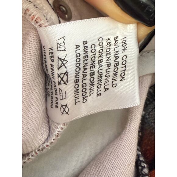 VINTAGE SUPPLY JEANS ABSTRACT PRINTED sz L- L28 - Picture 8 of 9